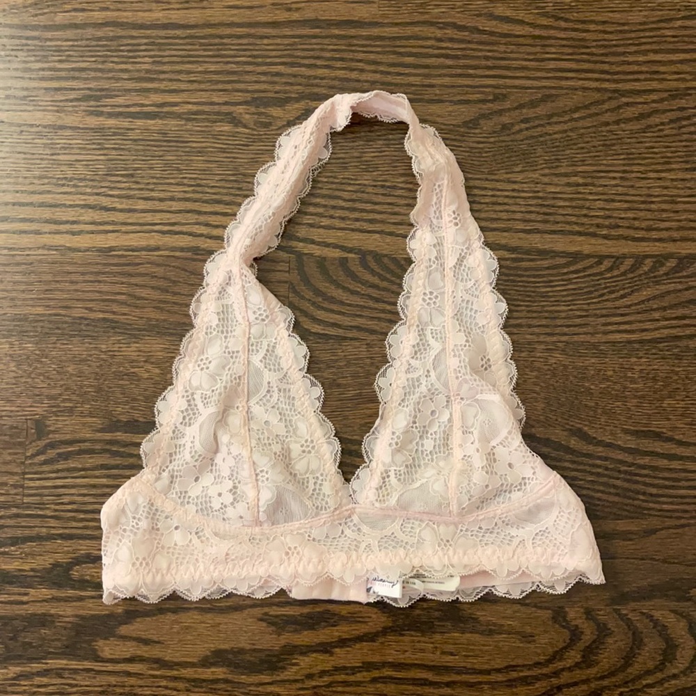 Pink Free People bralette